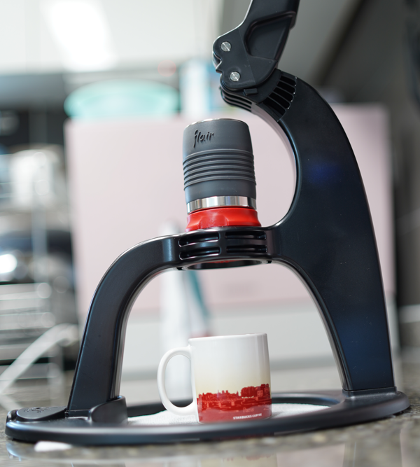 A finished cup of espresso