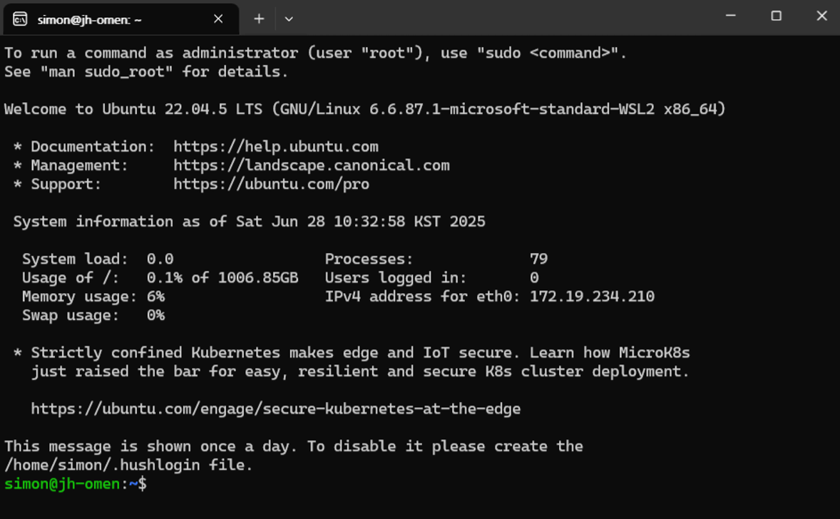 Setting the password on first Ubuntu launch